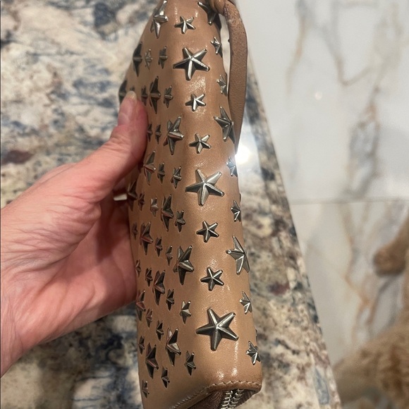 Jimmy Choo Beige Star-Studded Bag and Wallet - Picture 4 of 11